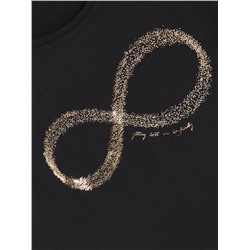 T-Shirt im Kimono-Stil mit Druck
