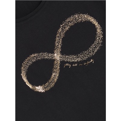 T-Shirt im Kimono-Stil mit Druck