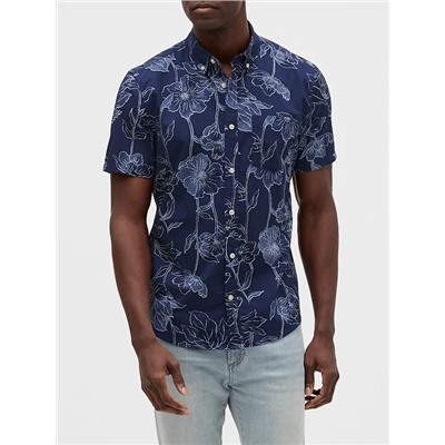 Print Poplin Shirt