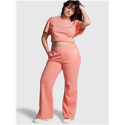 PINK IVY FLEECE FLARE SWEATPANTS