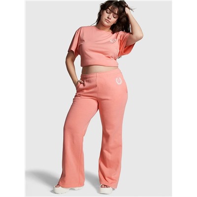 PINK IVY FLEECE FLARE SWEATPANTS
