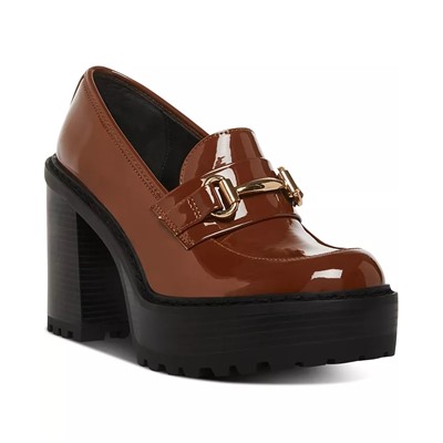 MADDEN GIRL Kiiera Platform Tailored Lug Sole Heeled Loafers