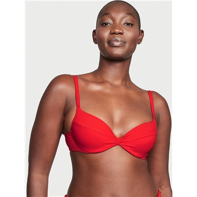VICTORIA'S SECRET SWIM Mix-and-Match Twist Removable Push-Up Bikini Top