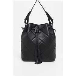 Bolso saco de piel Angy Negro