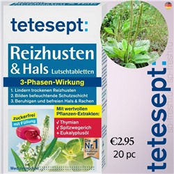 Reizhusten & Hals Lutschtabletten, 20 St
