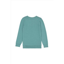 Kız Çocuk Mint Basic Kazak