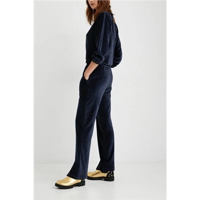 Pantalón ancho felpa