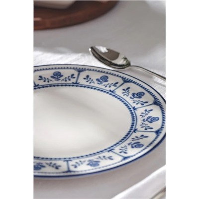 Rêve Bleu Celeste Servis Tabağı - 25 cm - Mavi/Beyaz