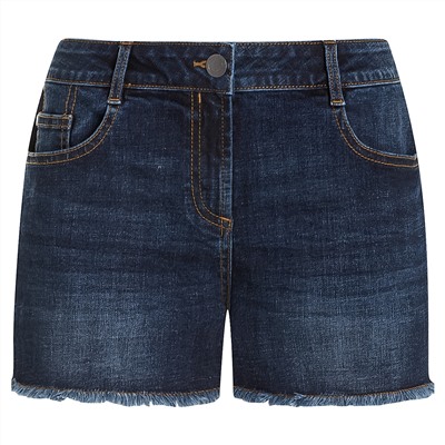 Damen Jeansshorts mit Used-Waschung