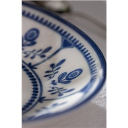 Reve Bleu Celeste Yemek Tabağı - 20 cm - Mavi/Beyaz