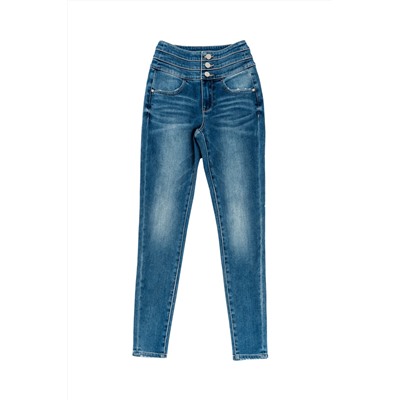 Vaquero skinny fit 7/8 Azul claro