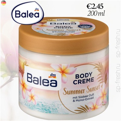 Bodycreme Summer Sunset, 200 ml