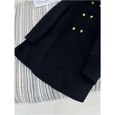 Двубортное короткое пальто CELIN*E 🖤  Реплика 1:1