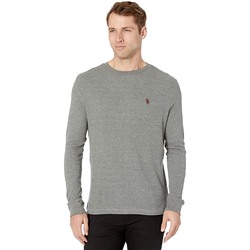 U.S. POLO ASSN. Long Sleeve Crew Neck Solid Thermal Shirt