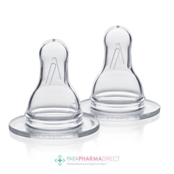 Medela Tétines Taille M Débit Moyen x2