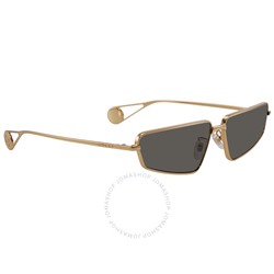 GUCCIGrey Rectangular Ladies Sunglasses