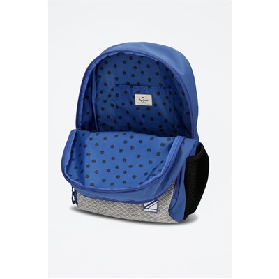 Mochila Darren Azul y gris