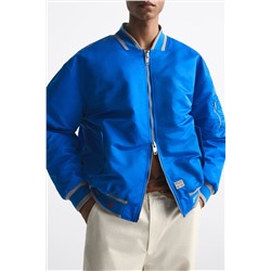 CAZADORA BOMBER PARCHE
