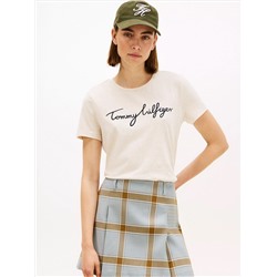 Embroidered Signature Crewneck T-Shirt