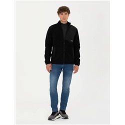 Siyah Regular Fit Sweatshirt