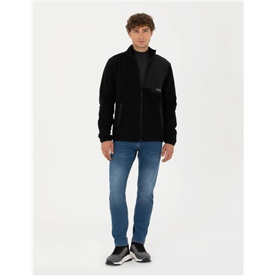 Siyah Regular Fit Sweatshirt