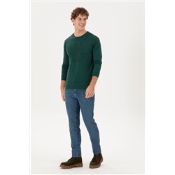 Erkek Koyu Yeşil Sweatshirt