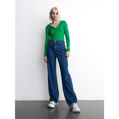 Jeans mit weitem Bein
