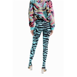 Legging slim animal print
