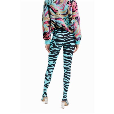 Legging slim animal print