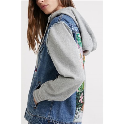 Chaqueta híbrida aves del paraíso