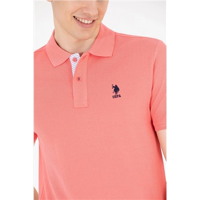 Erkek Nar Çiçeği Basic Polo Yaka Tişört
