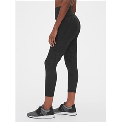 High Rise Perforated Spliced 7/8 Leggings in Sculpt Revolution