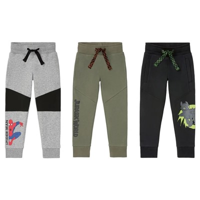 LIVERGY® CASUAL Kleinkinder / Kinder Jungen Sweathose, mit Print am Bein