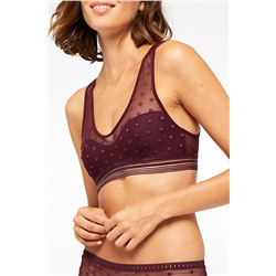 Bralette Unknown Burdeos granate