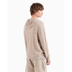 ASV Fabric Button Up Hooded Sweater