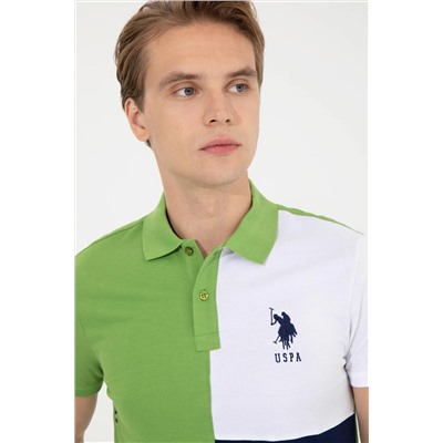 Erkek Elma Yeşili Polo Yaka Tişört