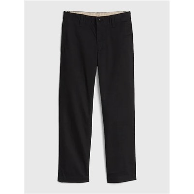 Kids Uniform Relaxed Fit Khakis with Gap Shield