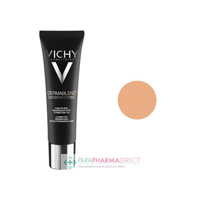 Vichy Dermablend 3D Correction Fond de Teint Resurfaçant Actif Correcteur 16h 35 Sand 30ml