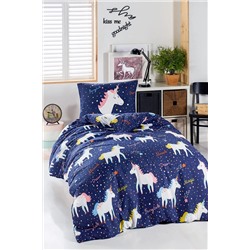 Ev & Ev Home Junior Nevresim Seti Tek Kişilik MagicUnicorn Laci Ep-022031