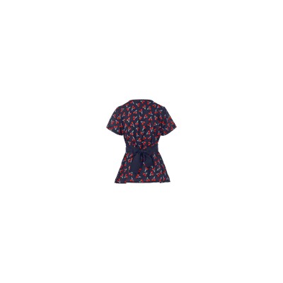 Koi Scrubs Cherry Jubilee Print Top