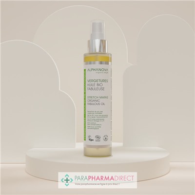 Alphanova Organic Mum Vergetures Huile Fabuleuse BIO 100ml