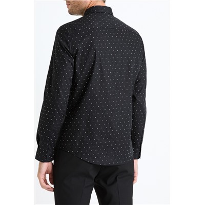 Camisa slim fit - Negro