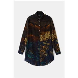 Camisa larga Hawaiana