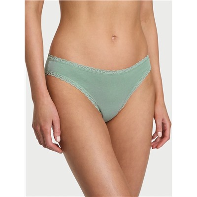 The Lacie Lace-Waist Bikini Panty
