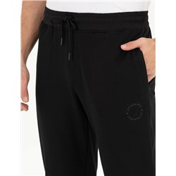 Siyah Slim Fit Eşofman Altı