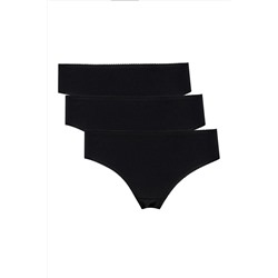 Defacto Fall In Love 3'lü Basic Pamuklu Brief Bikini Külot T4216AZ21SP