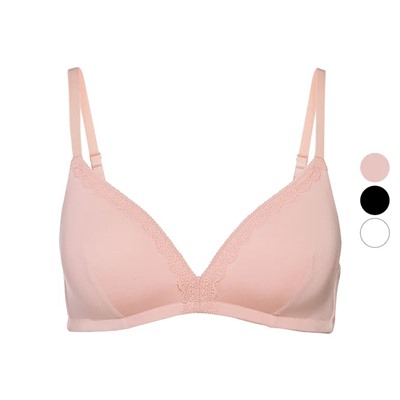 ESMARA® Soft BH Damen, mit Spitze