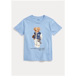 Boys 2-7 Football Bear Cotton Tee