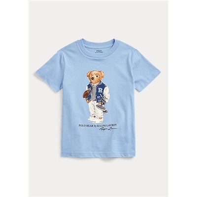Boys 2-7 Football Bear Cotton Tee
