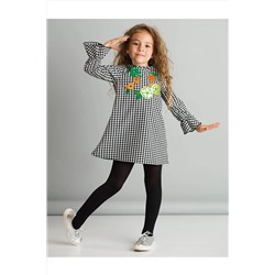 Mushi Floral Ekose Elbise MS-20S1-458
